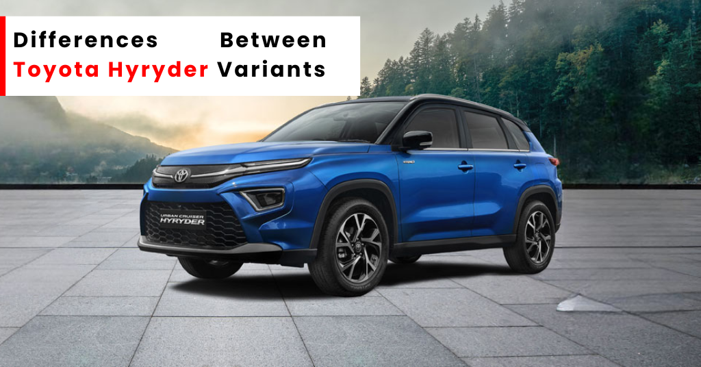 toyota hyryder varients