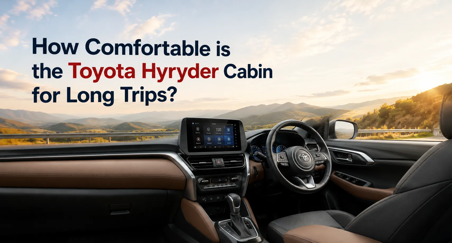 toyota hyryder cabin
